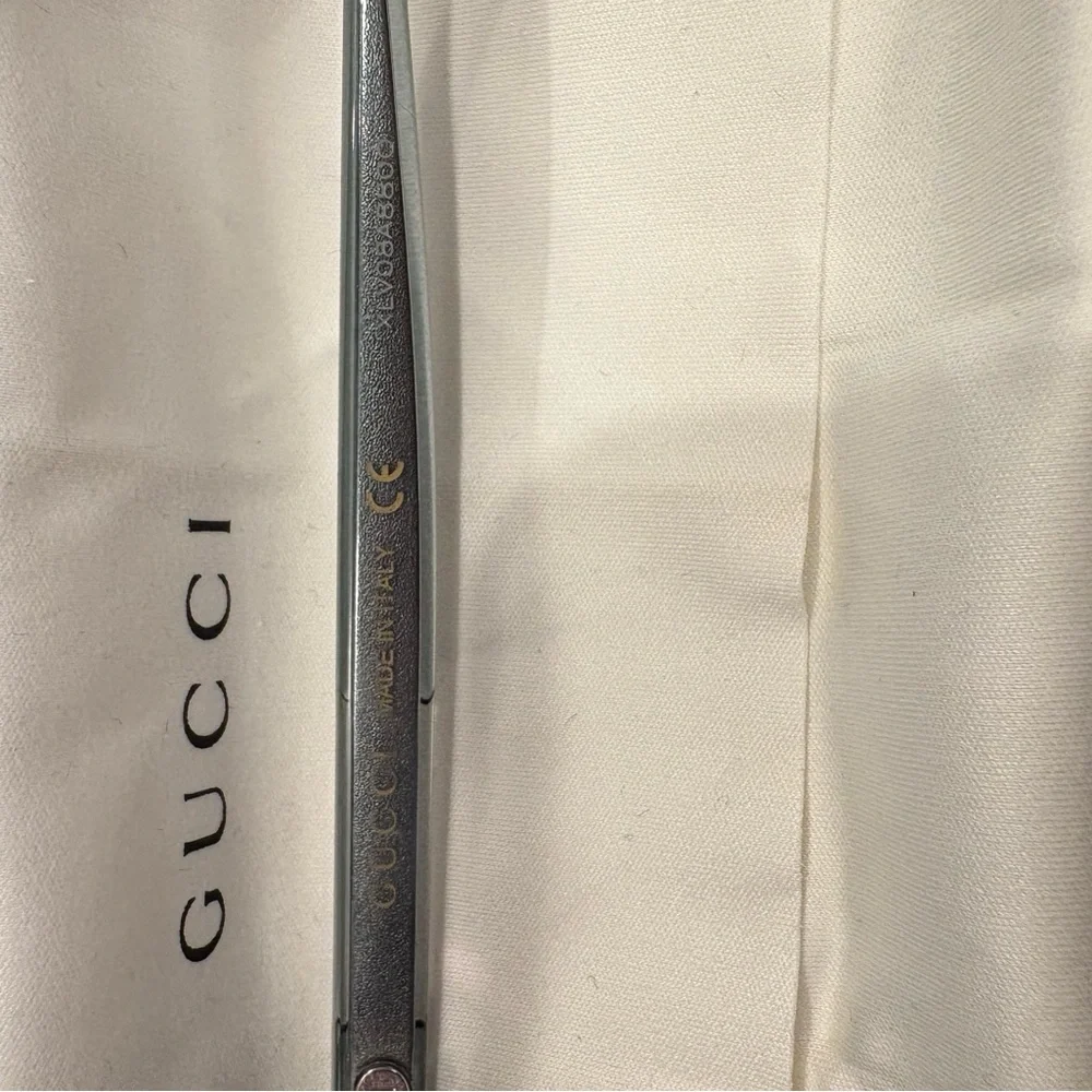 Gucci Transparent Green/Gray Eyeglasses - Picture 5 of 5